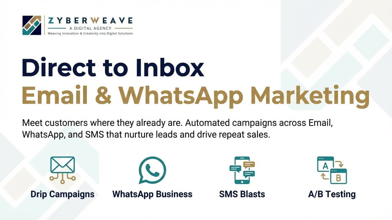 Email & WhatsApp Marketing